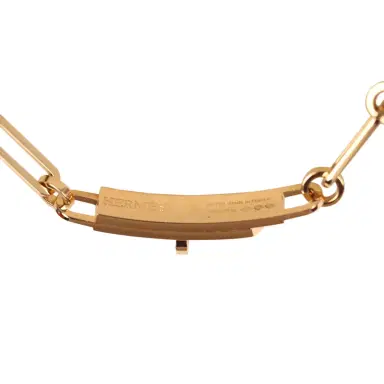 HERMÈS Hermes Small Kelly Chaine Choker Necklace Diamonds 18K | Thumbnail 5