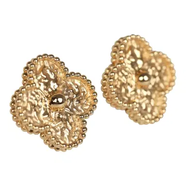 Van Cleef & Arpels Van Cleef & Arpels Vintage Alhambra Motif Earrings 18K | Thumbnail 2 Van Cleef & Arpels Van Cleef & Arpels Vintage Alhambra Motif Earrings 18K | Thumbnail 2