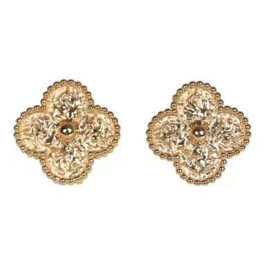 Van Cleef & Arpels Van Cleef & Arpels Vintage Alhambra Motif Earrings 18K | Thumbnail 1 Van Cleef & Arpels Van Cleef & Arpels Vintage Alhambra Motif Earrings 18K | Thumbnail 1