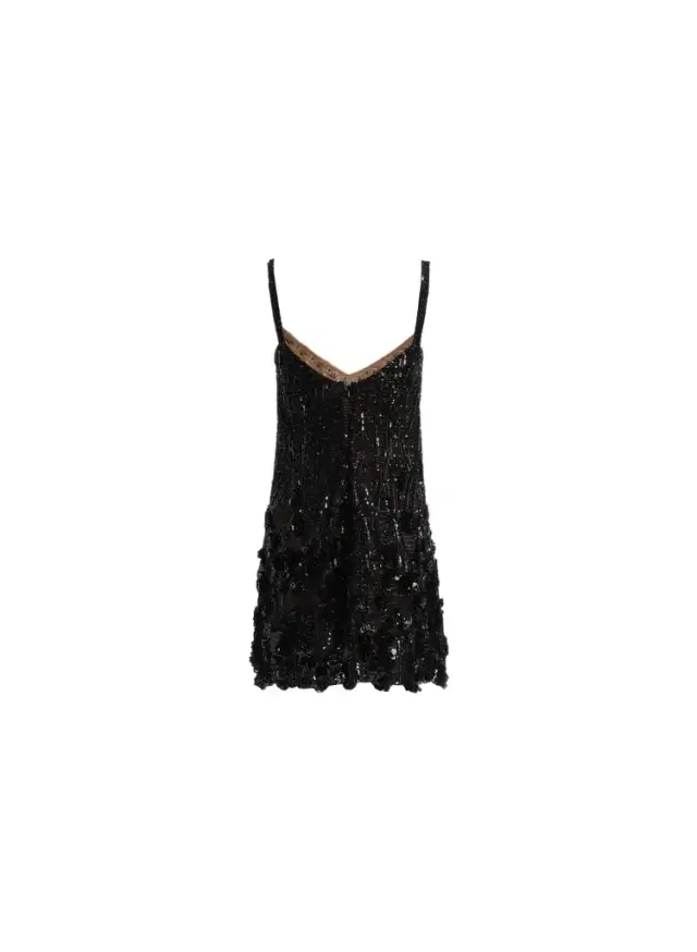 Elie Tahari Bead Embroidered Short Dress
