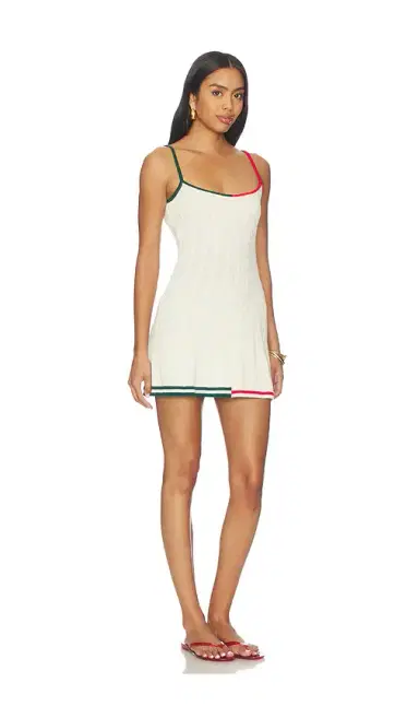 SEROYA Azriel Metallic Knit Mini Dress | Thumbnail 2