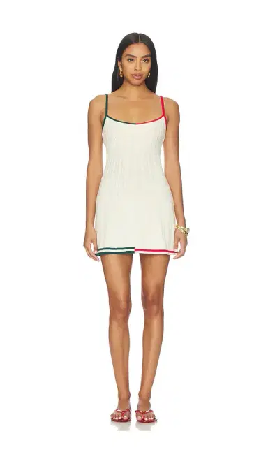 SEROYA Azriel Metallic Knit Mini Dress | Thumbnail 1