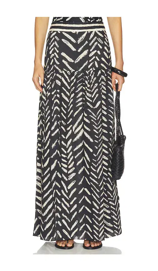 Johanna Ortiz Cotton Rituales Maxi Skirt