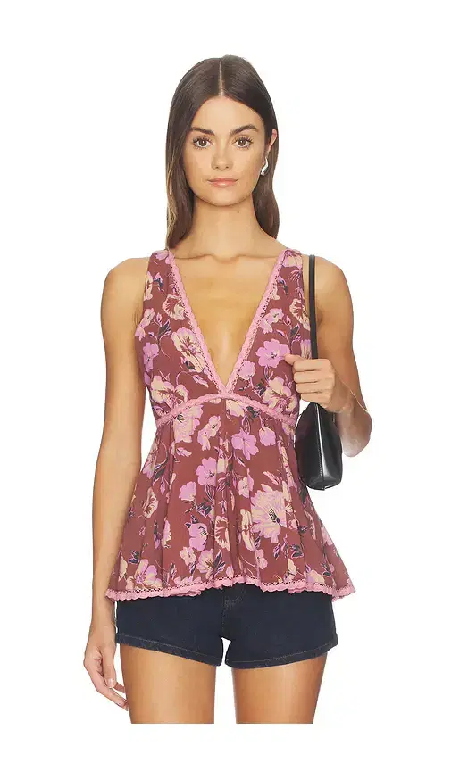 Free People Rome Printed Tank