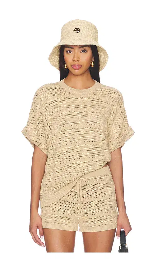 L'Academie Kym Openwork Top