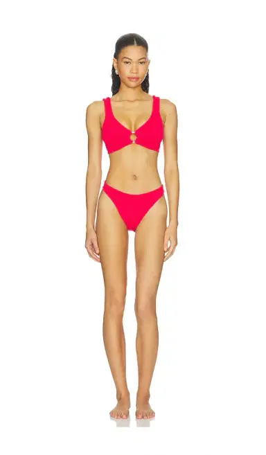 Hunza G Julia Bikini Set With Gold Hoop | Thumbnail 1 Hunza G Julia Bikini Set With Gold Hoop | Thumbnail 1