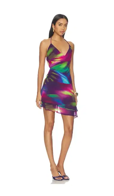 Runaway The Label Amika Cowl Handkerchief Mini Dress | Thumbnail 2