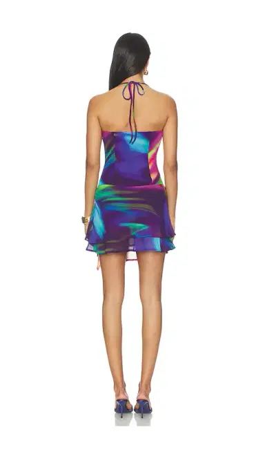 Runaway The Label Amika Cowl Handkerchief Mini Dress | Thumbnail 3