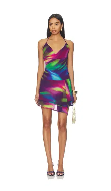 Runaway The Label Amika Cowl Handkerchief Mini Dress | Thumbnail 1