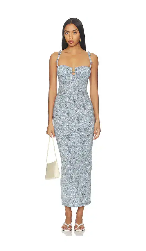Montce Petal Long Slip Dress