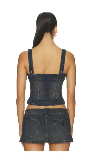 Abrand Denim Bustier | Thumbnail 3