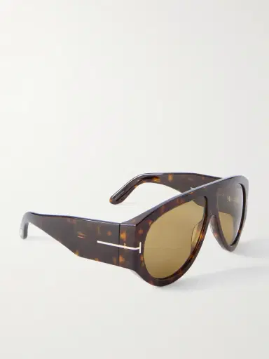 Tom Ford Bronson Aviator-Style Tortoiseshell Acetate Sunglasses - Men | Thumbnail 4 Tom Ford Bronson Aviator-Style Tortoiseshell Acetate Sunglasses - Men | Thumbnail 4
