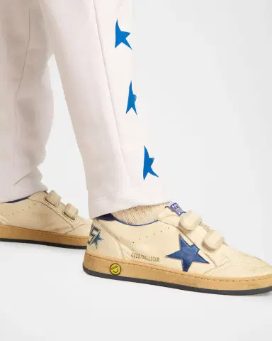 Golden Goose Kid 's Ball Star Nappa Leather Low-Top Sneakers | Thumbnail 6