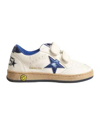 Golden Goose Kid 's Ball Star Nappa Leather Low-Top Sneakers | Thumbnail 1