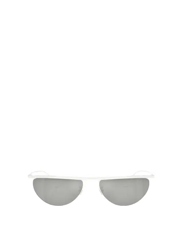 Khaite x Oliver Peoples Sleek Metal Windsor Rim Sunglasses