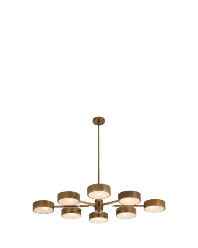 Arteriors Linus 52" 8-Light Starburst Chandelier