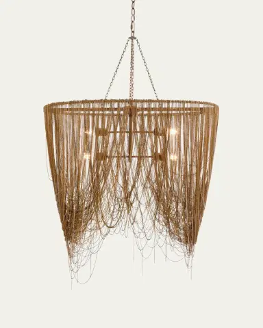 Arteriors Layla 36" 4-Light Chandelier | Thumbnail 2 Arteriors Layla 36" 4-Light Chandelier | Thumbnail 2