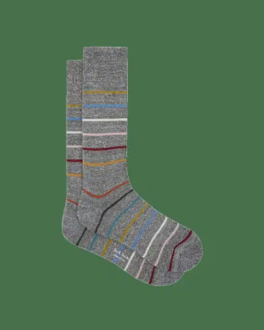 Paul Smith Men's Block Signature Stripe Crew Socks | Thumbnail 2