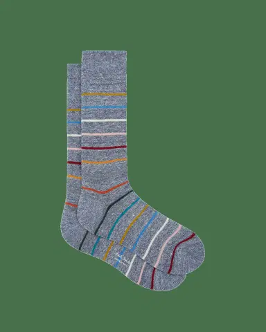 Paul Smith Men's Block Signature Stripe Crew Socks | Thumbnail 2