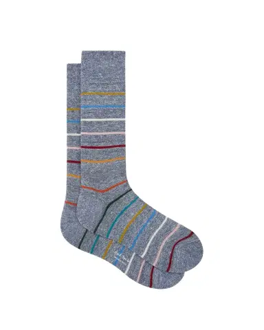 Paul Smith Men's Block Signature Stripe Crew Socks | Thumbnail 1