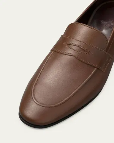 Bougeotte Flaneur Leather Penny Loafers | Thumbnail 3