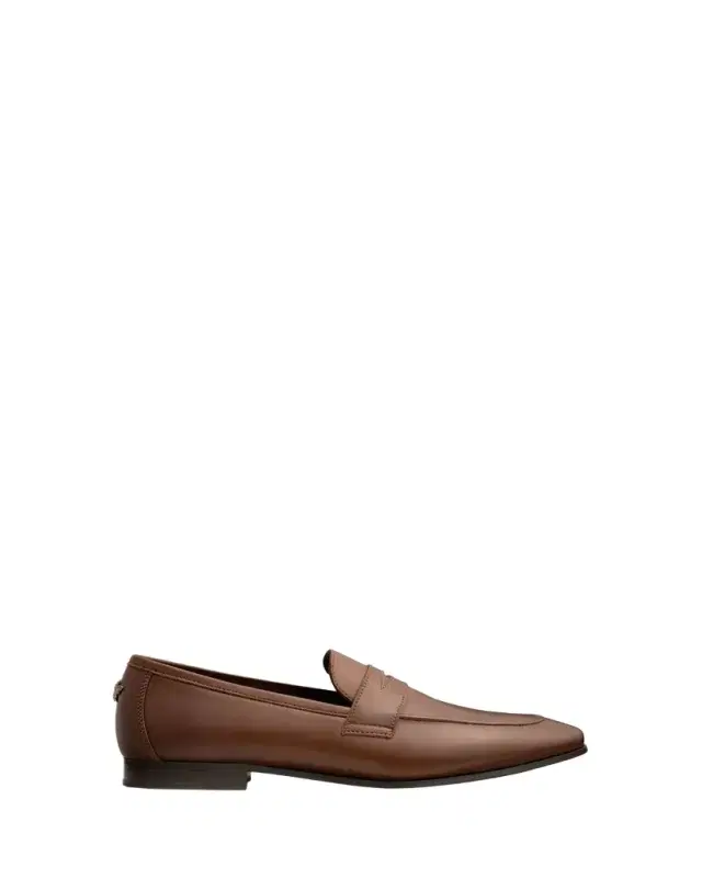 Bougeotte Flaneur Leather Penny Loafers