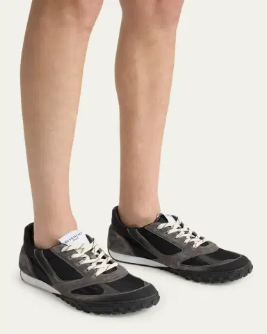 Givenchy Men's New Glide Suede & Nylon Low-Top Sneakers | Thumbnail 2 Givenchy Men's New Glide Suede & Nylon Low-Top Sneakers | Thumbnail 2
