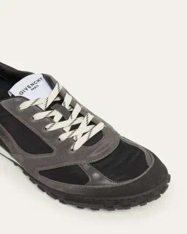 Givenchy Men's New Glide Suede & Nylon Low-Top Sneakers | Thumbnail 5 Givenchy Men's New Glide Suede & Nylon Low-Top Sneakers | Thumbnail 5