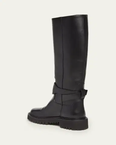 Valentino Garavani 40mm VLogo Signature Leather Riding Boots | Thumbnail 2