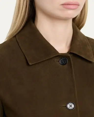 Proenza Schouler Irine Single-Breasted Suede Jacket | Thumbnail 5 Proenza Schouler Irine Single-Breasted Suede Jacket | Thumbnail 5