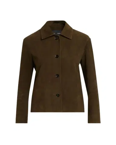 Proenza Schouler Irine Single-Breasted Suede Jacket | Thumbnail 1 Proenza Schouler Irine Single-Breasted Suede Jacket | Thumbnail 1