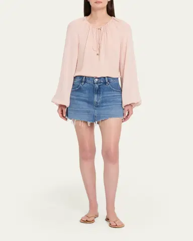 Frame The Silk Balloon Blouse | Thumbnail 2 Frame The Silk Balloon Blouse | Thumbnail 2
