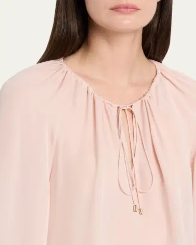 Frame The Silk Balloon Blouse | Thumbnail 5 Frame The Silk Balloon Blouse | Thumbnail 5