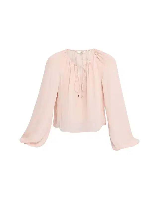 FRAME The Silk Balloon Blouse