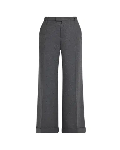 Brunello Cucinelli Cashmere-Wool Wide-Legs Trousers | Thumbnail 1