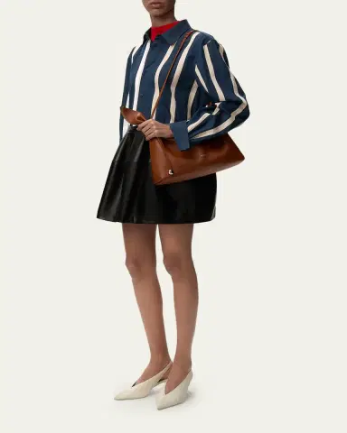 LOEWE Stripe Paneled Button-Down Shirt | Thumbnail 2