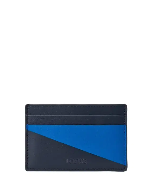 LOEWE Men's Color-Block Leather Card Holder