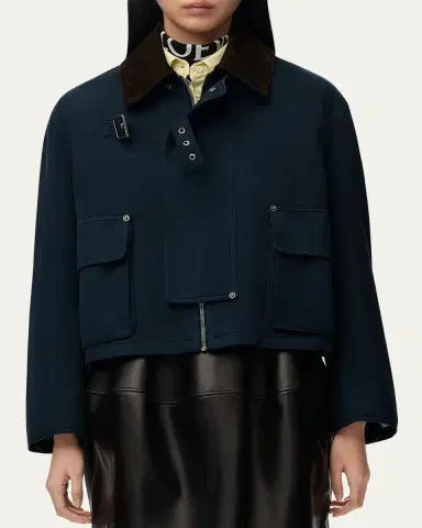 Loewe Corduroy-Collar Utility Jacket | Thumbnail 4 Loewe Corduroy-Collar Utility Jacket | Thumbnail 4
