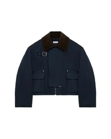 Loewe Corduroy-Collar Utility Jacket | Thumbnail 1 Loewe Corduroy-Collar Utility Jacket | Thumbnail 1