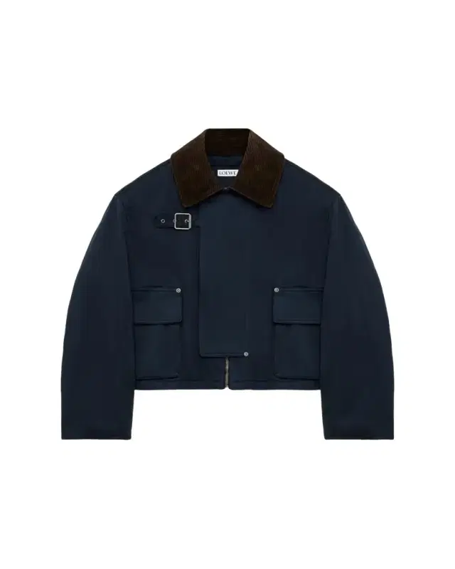 LOEWE Corduroy-Collar Utility Jacket