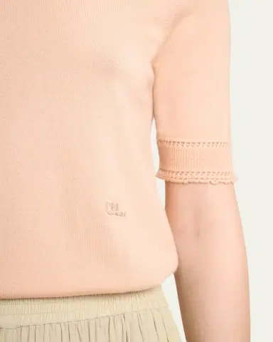 Chloé Short Sleeve Pullover Sweater | Thumbnail 5