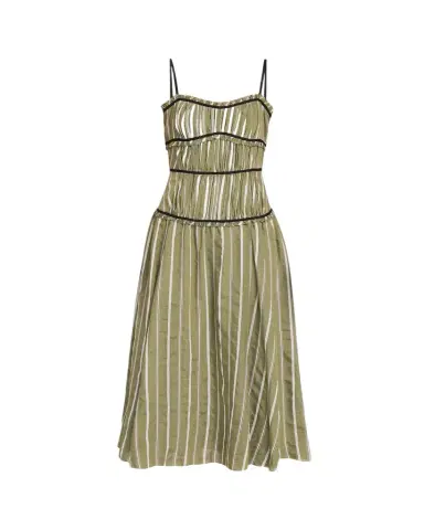 Cinq à Sept Celia Striped Maxi Dress | Thumbnail 1 Cinq à Sept Celia Striped Maxi Dress | Thumbnail 1