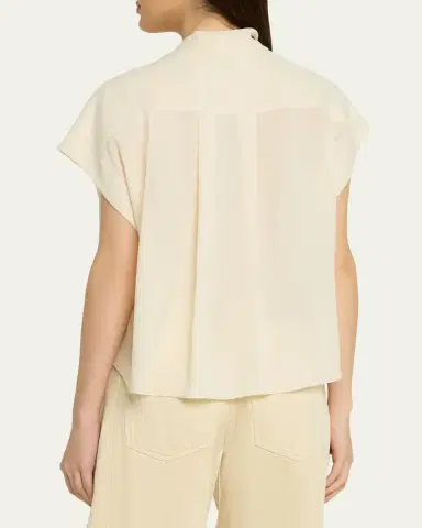 Isabel Marant Selene Tie-Neck Blouse | Thumbnail 3 Isabel Marant Selene Tie-Neck Blouse | Thumbnail 3