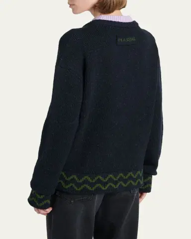 Marni Layered Wool Sweater | Thumbnail 3