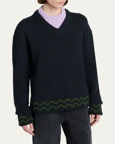 Marni Layered Wool Sweater | Thumbnail 4