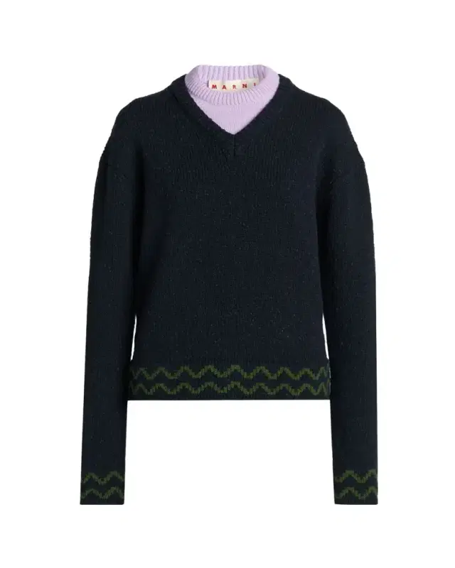 Marni Layered Wool Sweater
