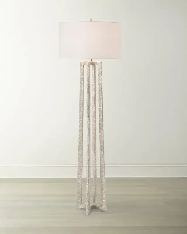 John-Richard Collection Nickel Plated Floor Lamp