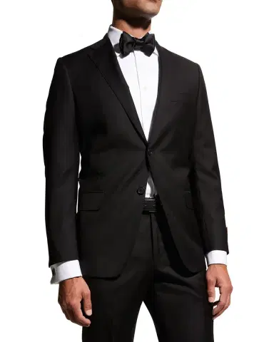 Hickey Freeman Men's Super 140s Wool Tuxedo | Thumbnail 3 Hickey Freeman Men's Super 140s Wool Tuxedo | Thumbnail 3
