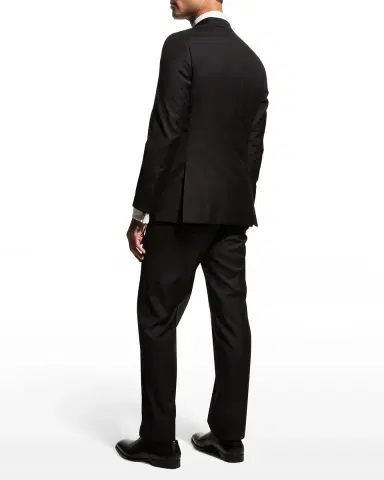 Hickey Freeman Men's Super 140s Wool Tuxedo | Thumbnail 4 Hickey Freeman Men's Super 140s Wool Tuxedo | Thumbnail 4