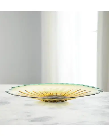 John-Richard Collection Eye of the Tiger Hand-Blown Glass Bowl | Thumbnail 2 John-Richard Collection Eye of the Tiger Hand-Blown Glass Bowl | Thumbnail 2